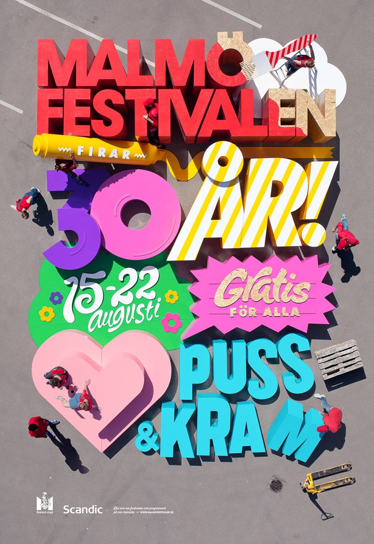 Malmö Festival Poster by Snask