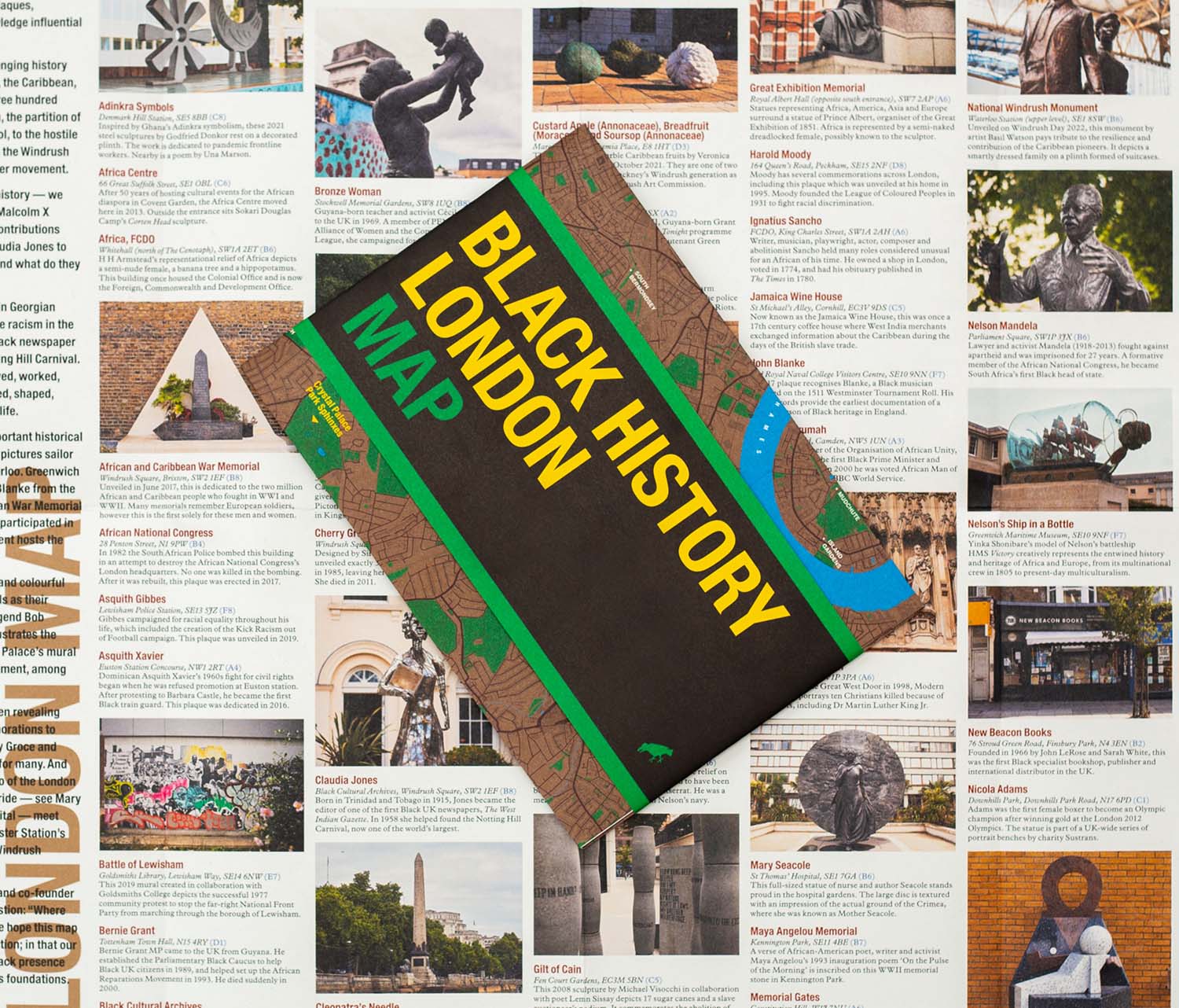 Black History London Map, Jody Burton and Avril Nanton Published by Blue Crow Media