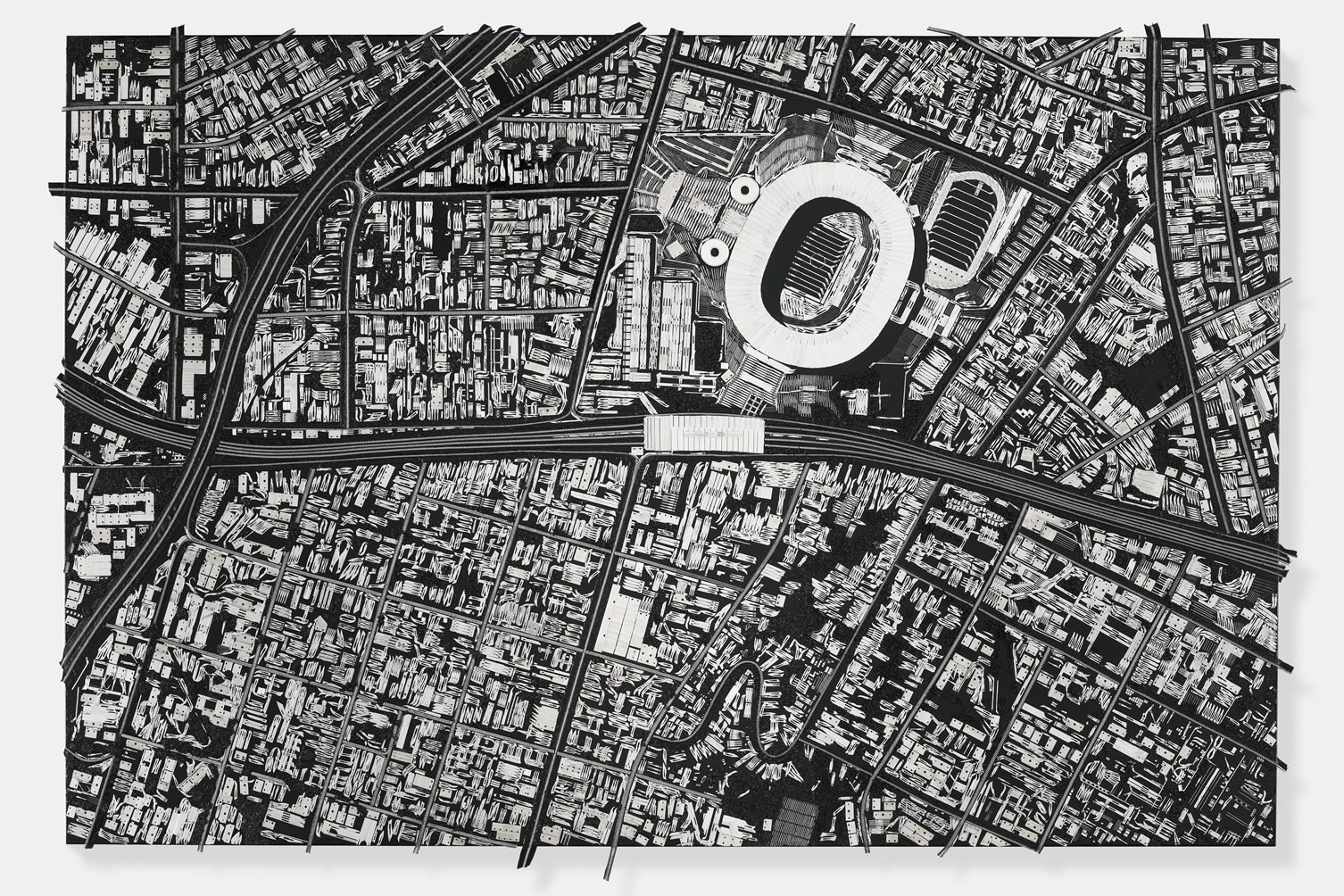 Damien Hirst — Black Scalpel Cityscapes at White Cube São Paulo