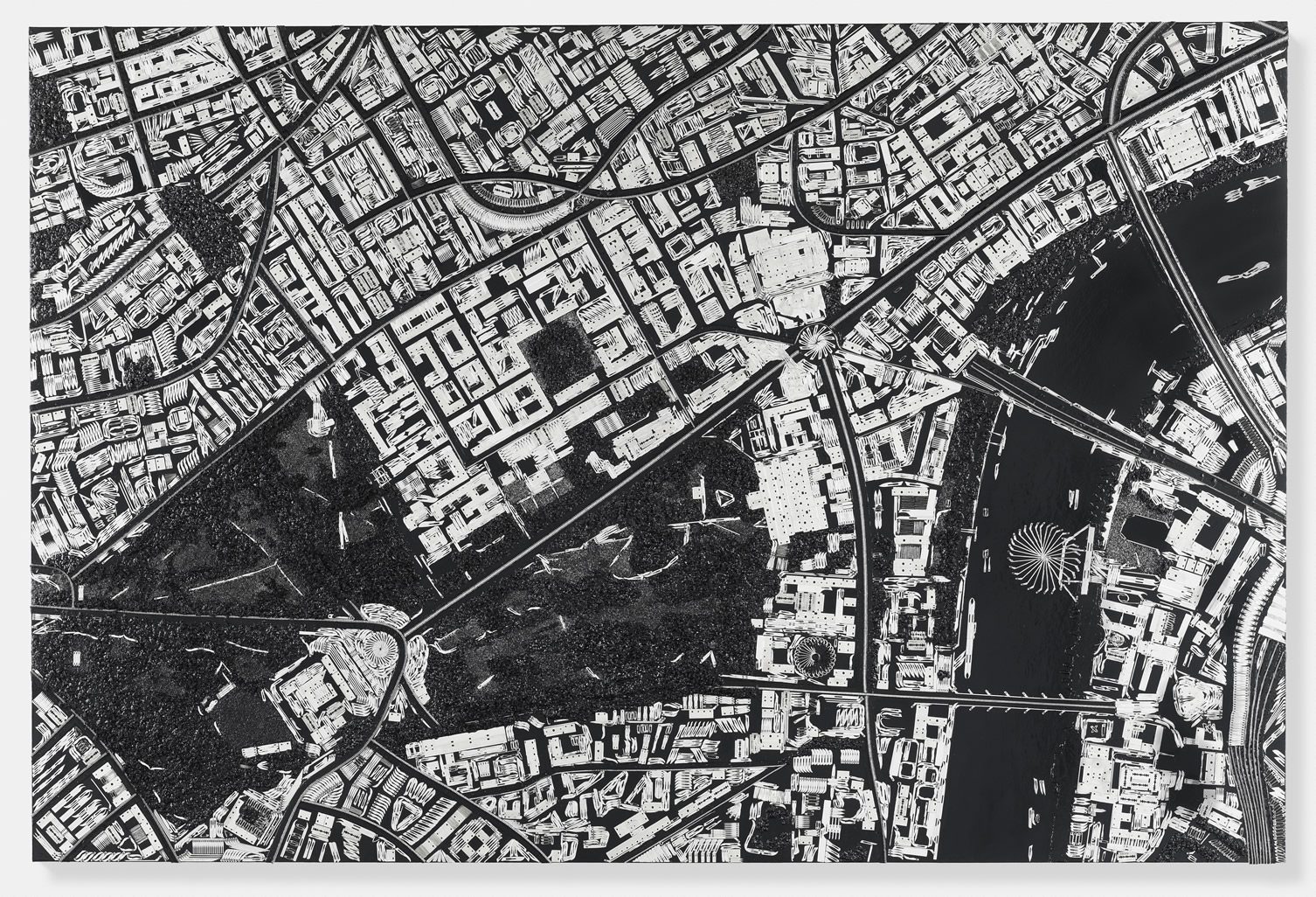 Damien Hirst Black Scalpel Cityscapes　新品 Damien Hirst — Black Scalpel Cityscapes at White Cube São Paulo