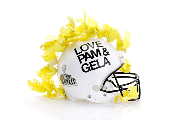 Bloomingdale's Super Bowl XLVIII Fashion Helmets