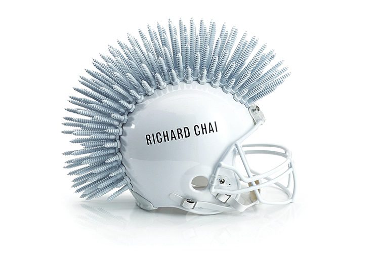 Bloomingdale's Super Bowl XLVIII Fashion Helmets
