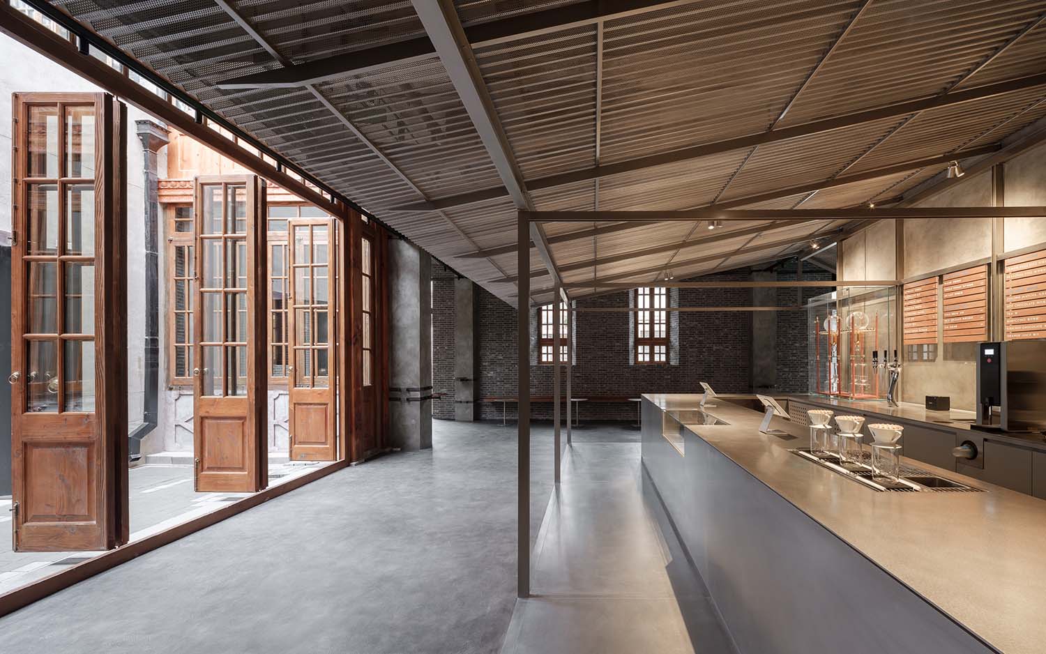 Blue Bottle Zhang Yuan Cafe Shanghai by Neri&Hu