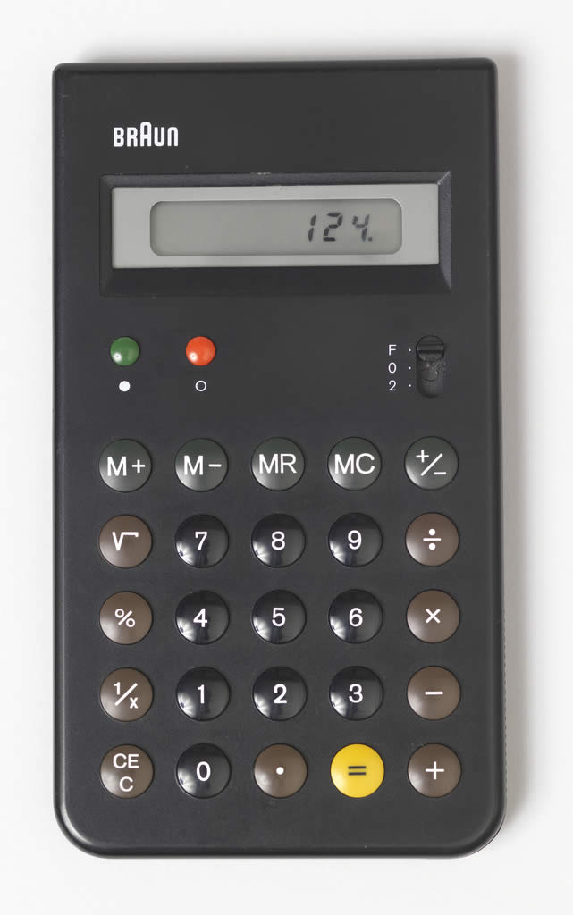 ET55 Calculator, 1980 molded abs plastic