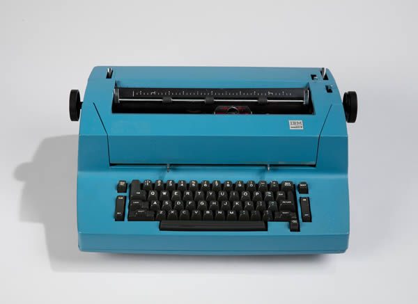 Bob Greenberg Selects at Cooper Hewitt, Smithsonian Design Museum, New York: Correcting Selectric II, model 895 Typewriter And Typing Elements, 1973