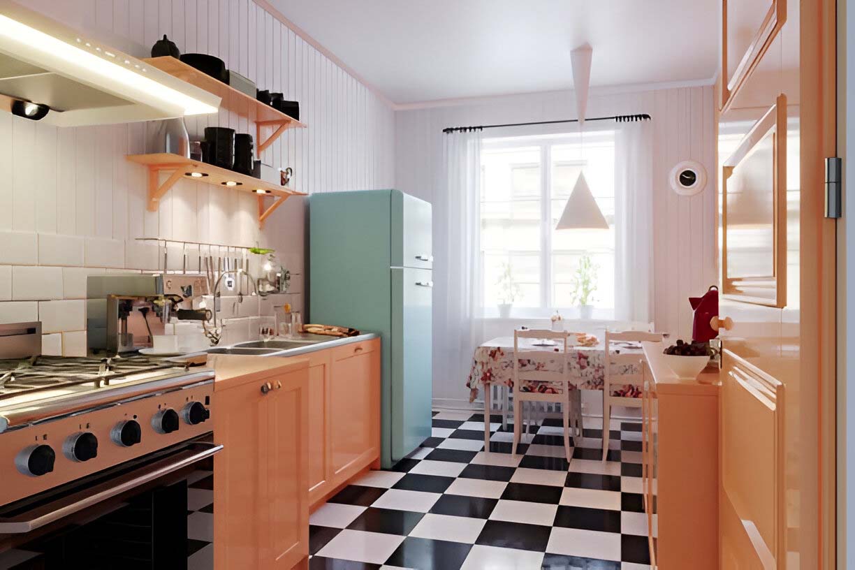 Retro Revival Kitchen