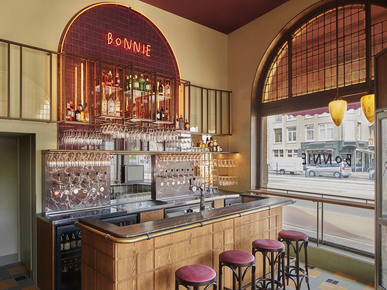 Bonnie Amsterdam Zuid, Vondelpark Bar Designed by Studio Modijefsky
