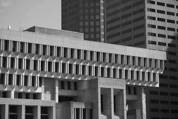 Brutalist Boston Map, Blue Crow Media