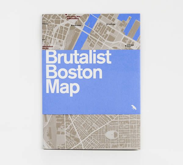 Brutalist Boston Map, Blue Crow Media with Chris Grimley, Michael Kubo, and Mark Pasnik