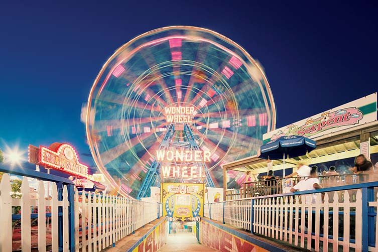 Franck Bohbot Wonder Wheel, Coney Island, Brooklyn, NY, 2013: Brooklyn Photographs Now