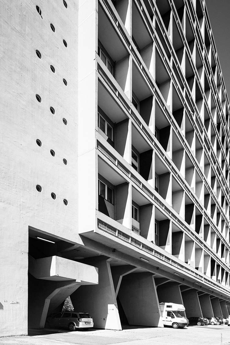 Brutalist Berlin: Corbusierhaus, Le Corbusier, 1956–58