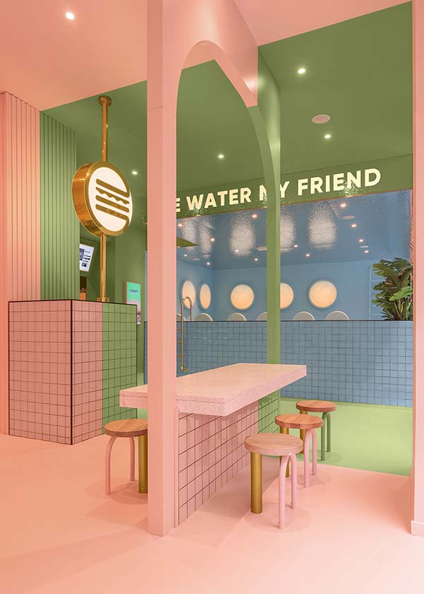 Bun Burgers Turin Fast Food Restaurant Designed by Masquespacio