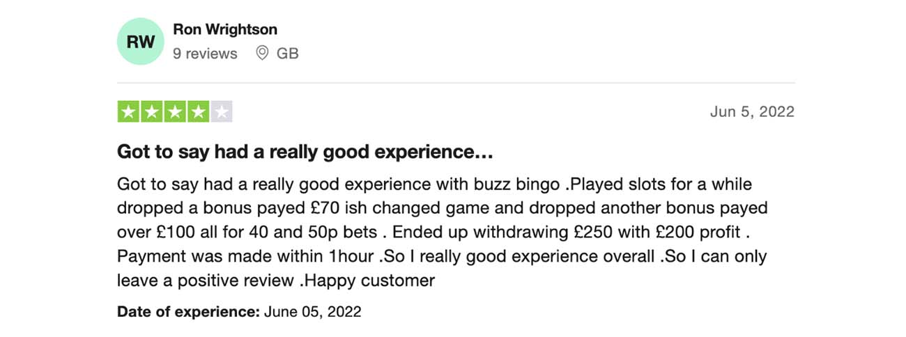 Honest Buzz Bingo Reviews by Other UK Players Online