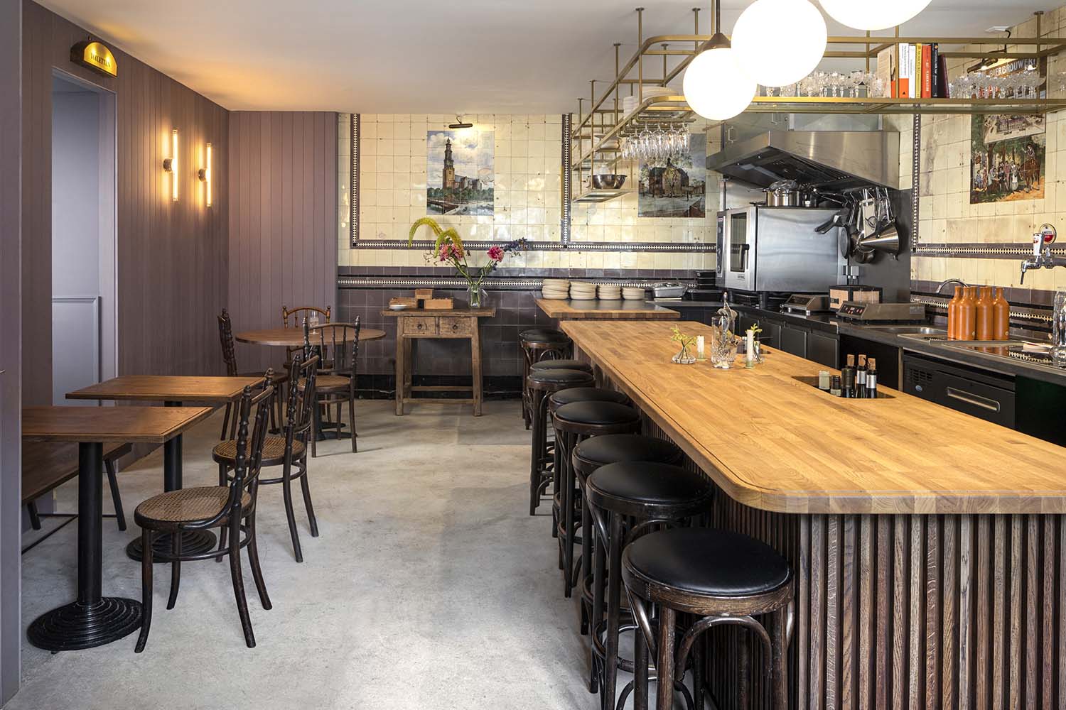 Café de Parel Amsterdam, Jordaan Bar Designed by Ninetynine