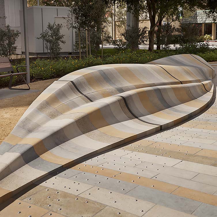 Topography 1 Seating Sculpture by Mikyoung Kim is Winner in Street Furniture Design Category, 2017 - 2018.