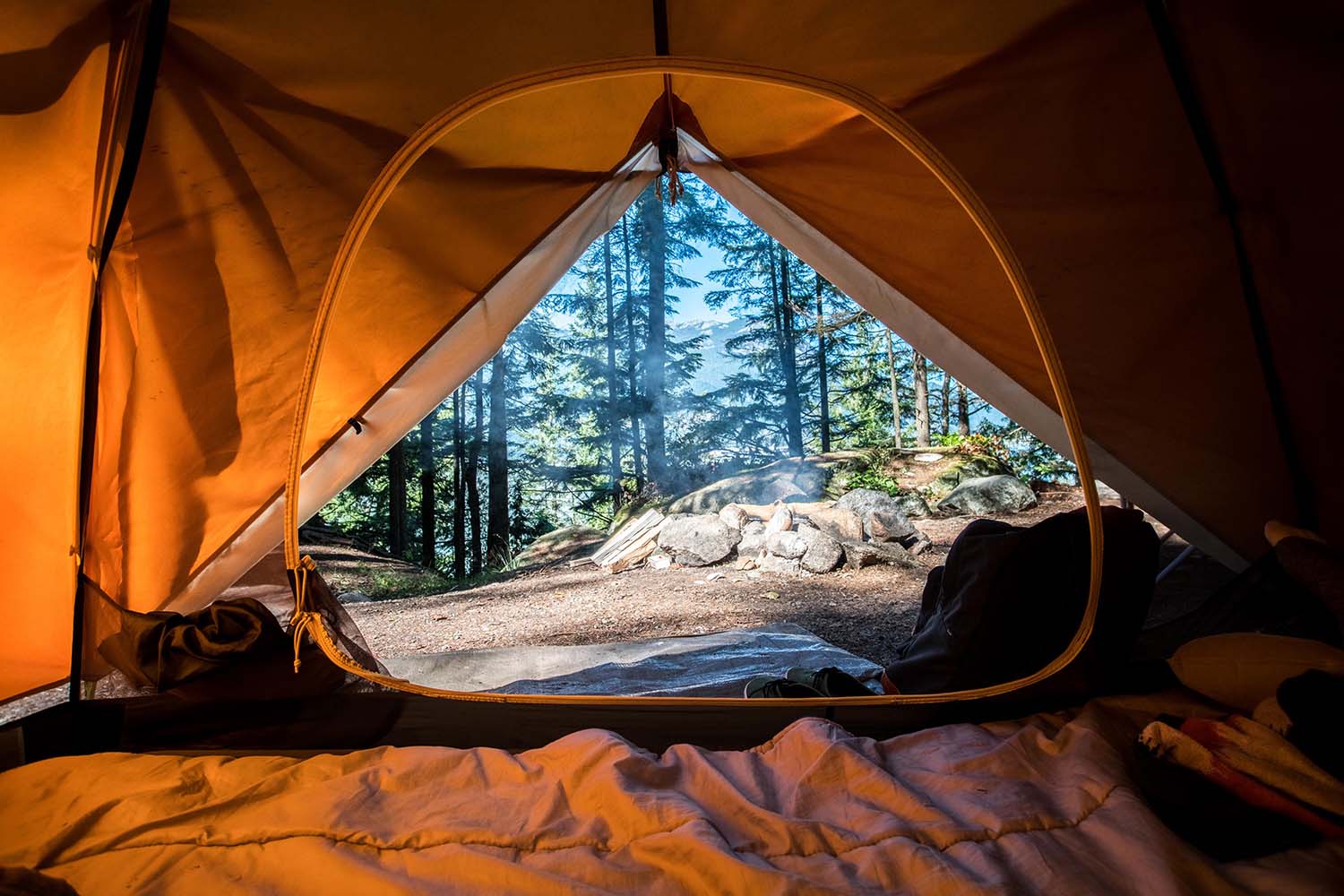 Girl Naked Camping Shower