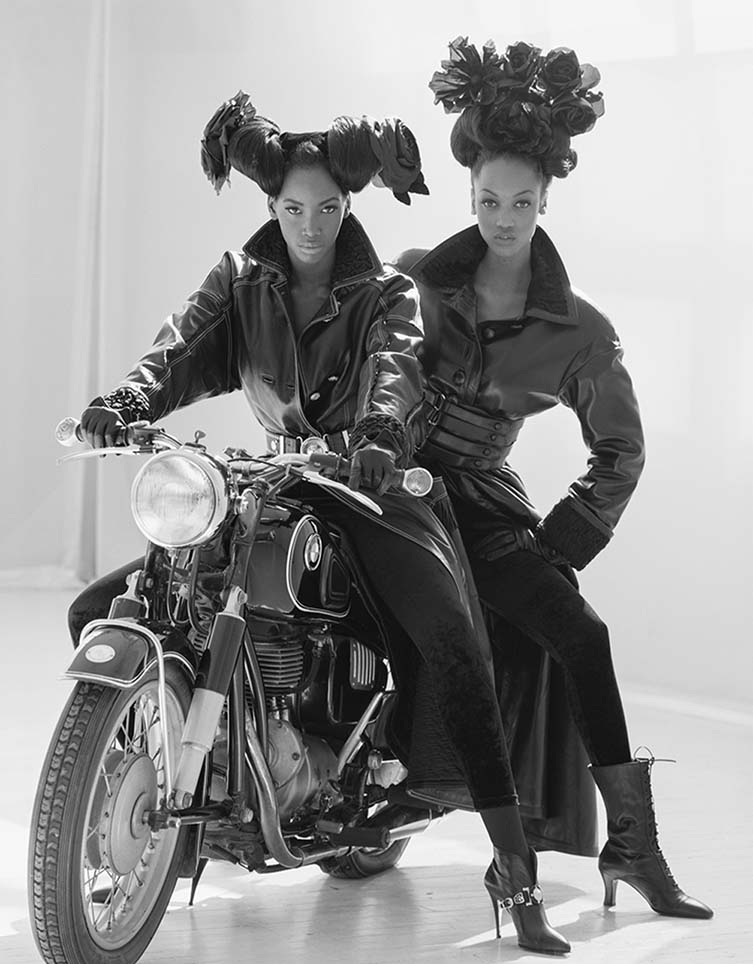 Arthur Elgort - Beverly Peele and Tyra Banks, 1993 for Vogue UK. Image © Arthur Elgort.