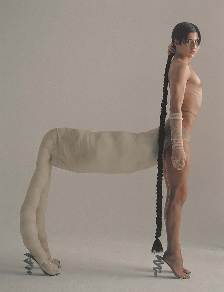 Arca in collaboration with Carlos Sáez for PAPER Mag 2020