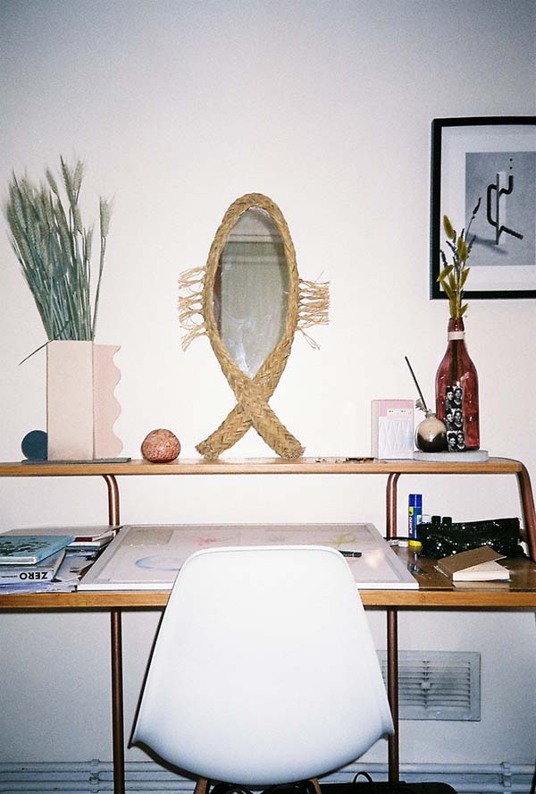 Charlotte's studio. Photo, Delilah Olson © DATEAGLE ART