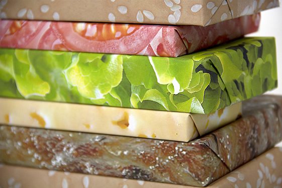 Cheeseburger Wrapping Paper by Gift Couture