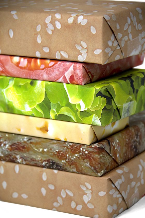 Cheeseburger Wrapping Paper by Gift Couture