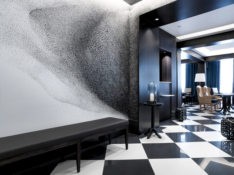 coming out of the elevator , permanent dirty linens - Picture of The Chess  Hotel, Paris - Tripadvisor