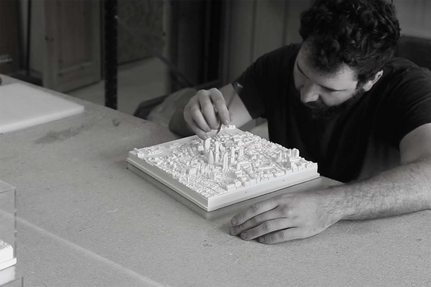Chisel & Mouse Cityscapes Collection, Digital Handmade Architectural Sculptures