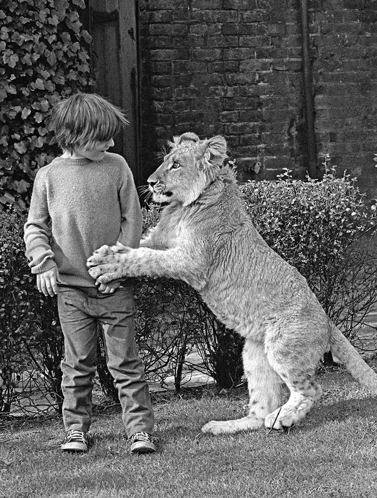 Christian was surprisingly gentle with children. © Derek Cattani