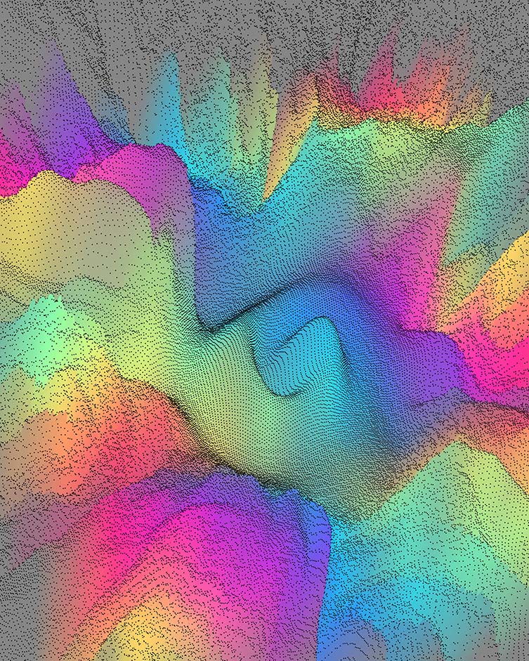 Alpha Waves, experimental 3D graphics