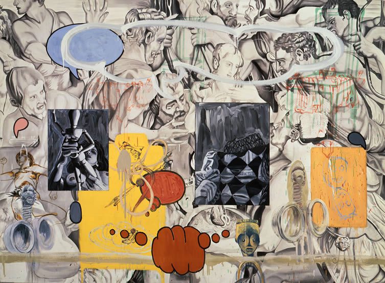 David Salle (b.1952) Nadar’s Grey