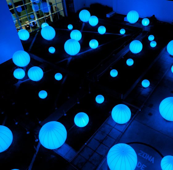 DJ Light Installation, Lima, Peru