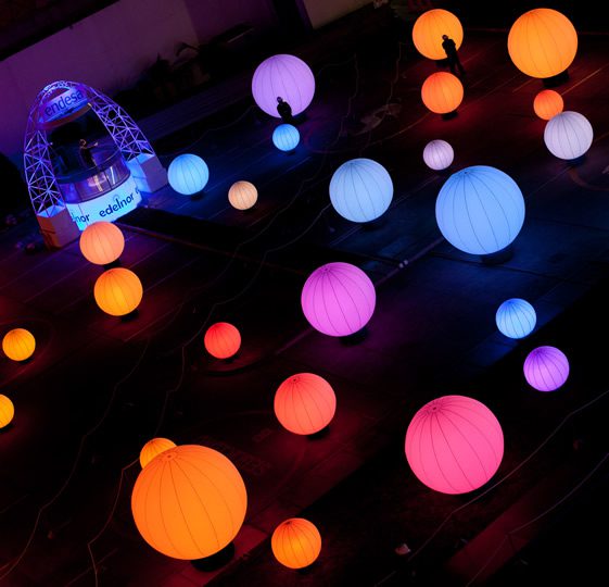 DJ Light Installation, Lima, Peru