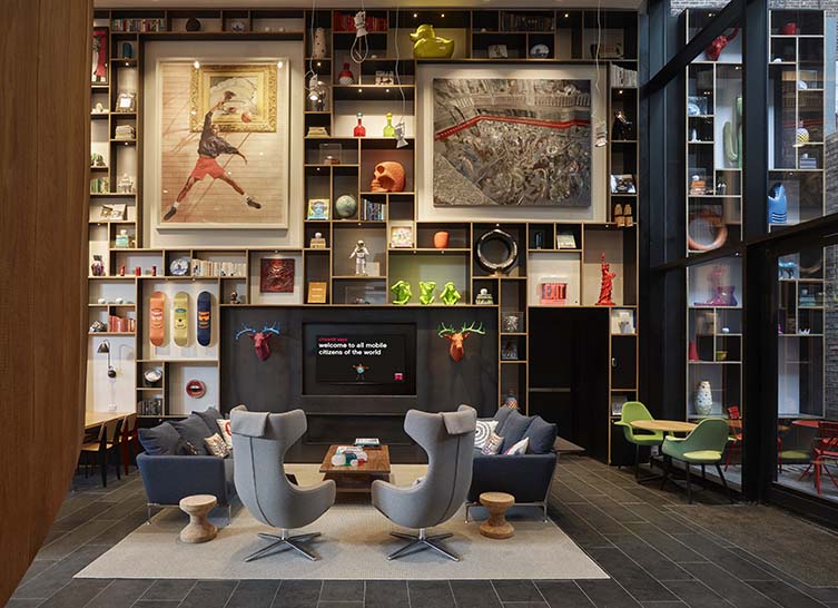 citizenM New York Bowery marvels with contemporary art and rooftop bar