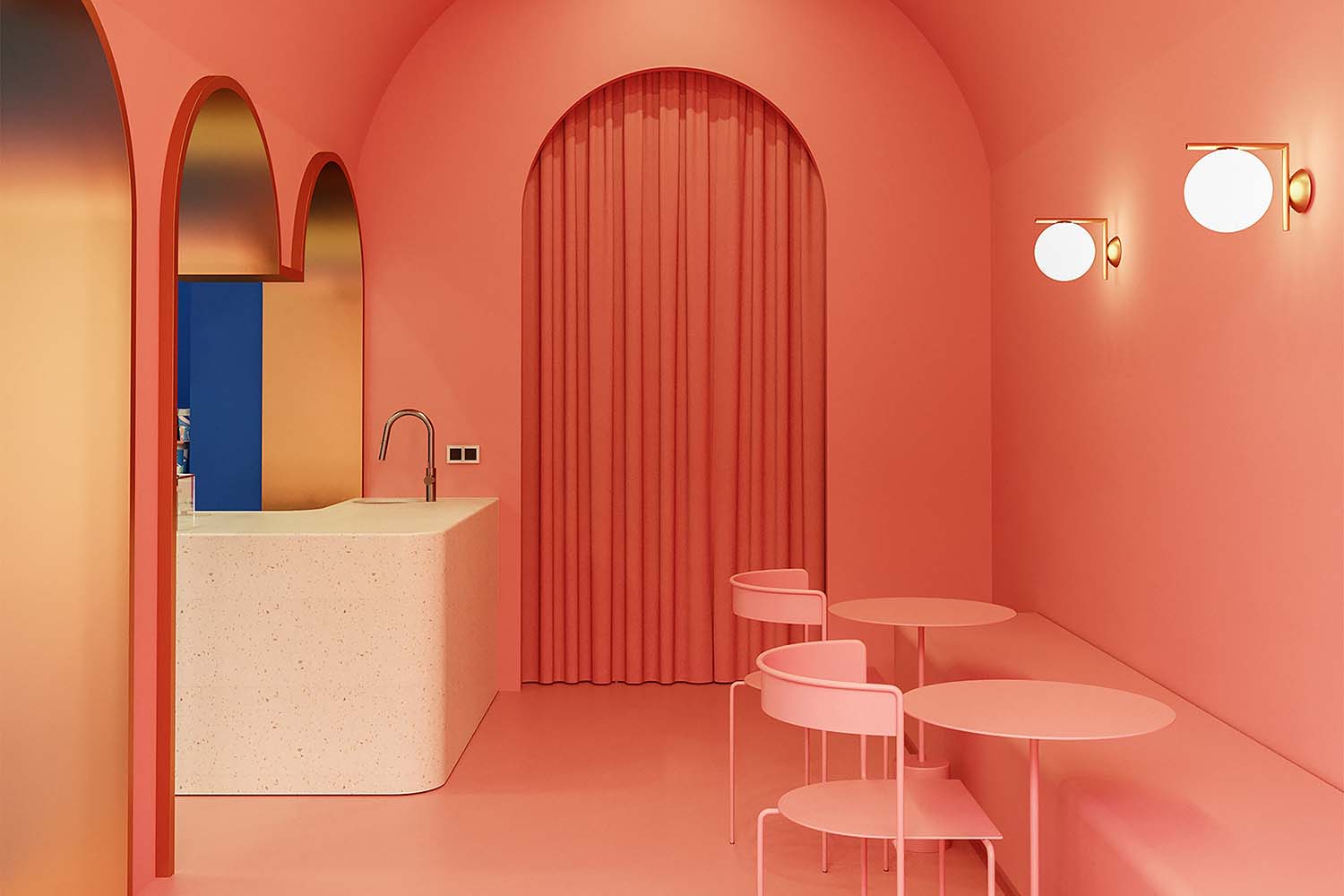 Cloud and Co Doha Qatar Gelato Store Designed by Futura