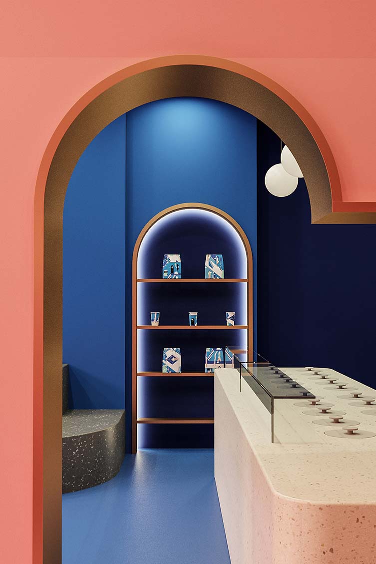 Qatar Gelato Store Designed by Futura