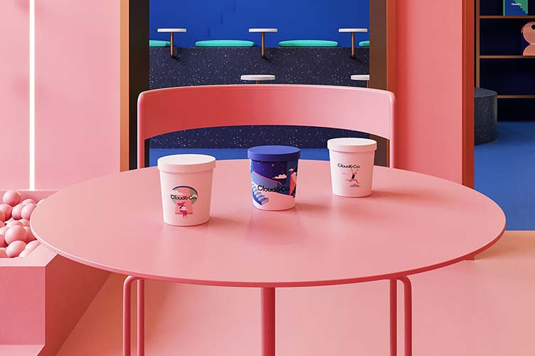 Qatar Gelato Store Designed by Futura