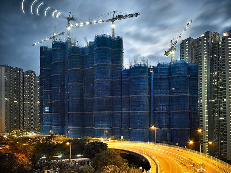 Cocoon and Cranes, Hong Kong, 2008