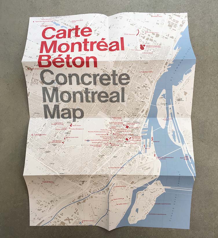 Concrete Montreal Map