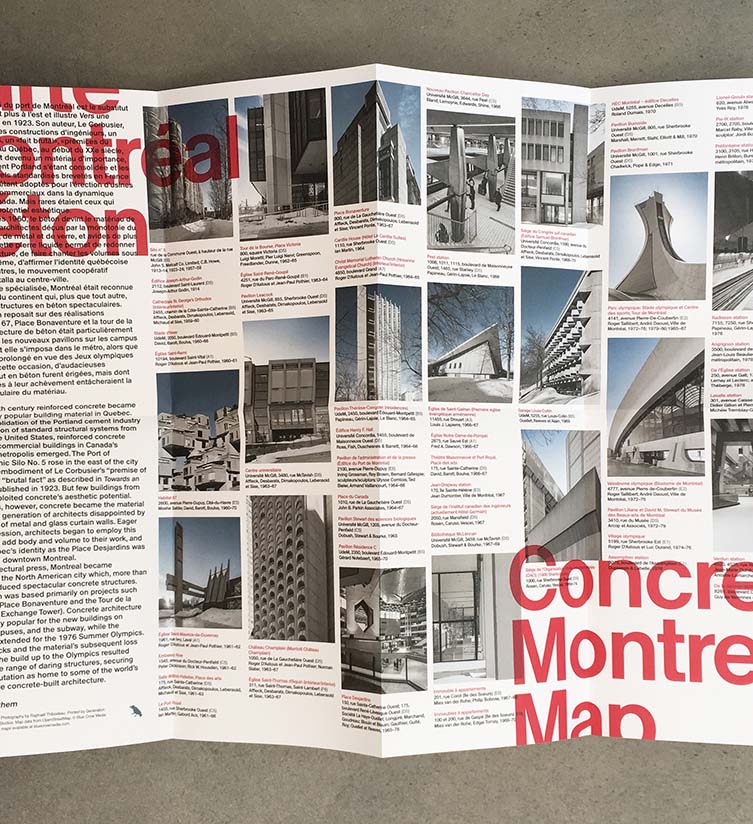 Concrete Montreal Map