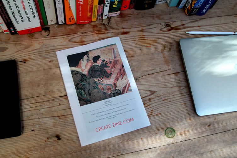 Create-Zine, by Jules Beazley and Alicja Jakeway