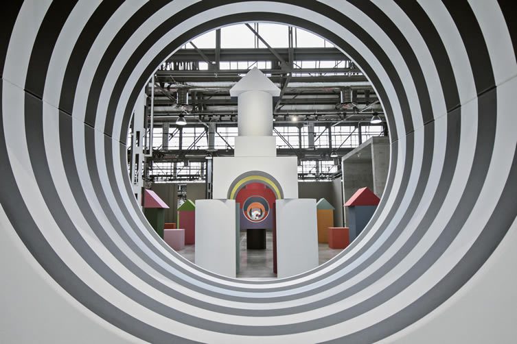 Daniel Buren, Como un juego de niño Daniel Buren, Como un juego de niño