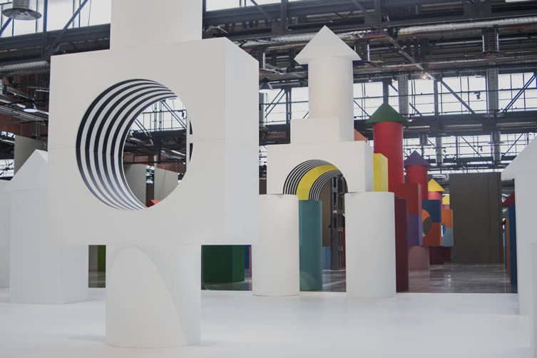 Daniel Buren, Como un juego de niño