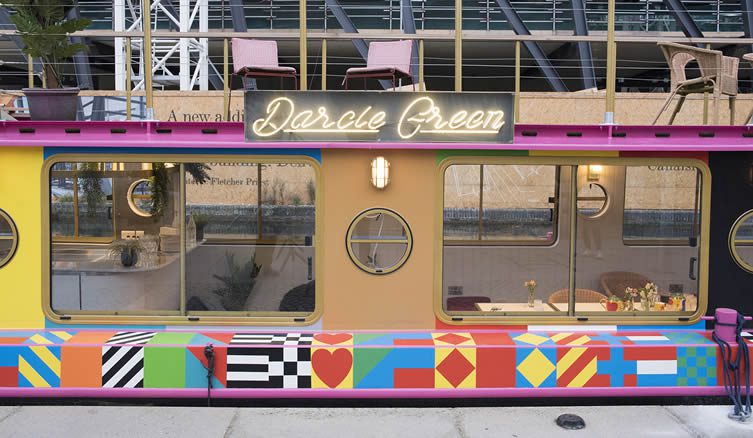 Paddington Station Barge Restaurant Designed by Peter Blake