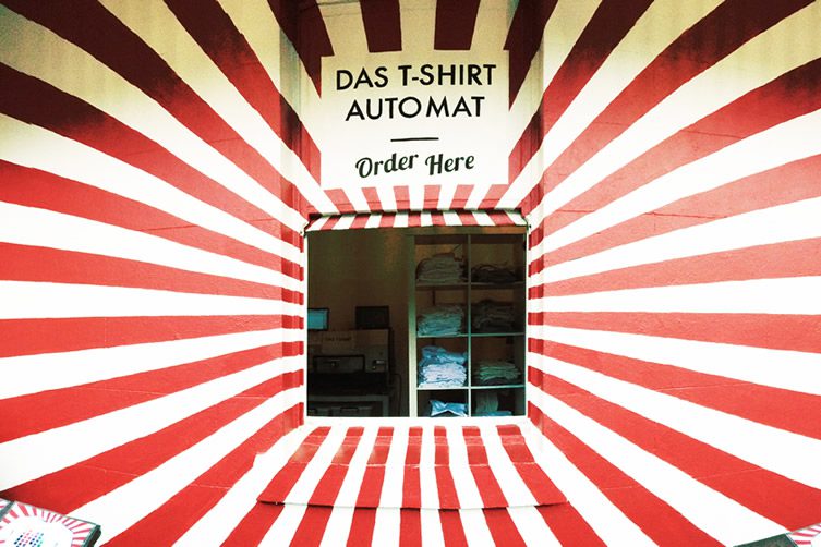 Das T-Shirt Automat