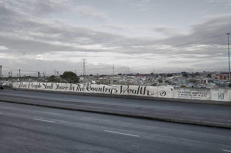 The People Shall Share the Country's Wealth, Khayelitsha, Cape Town