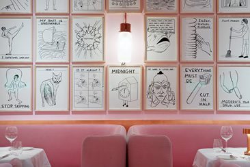 David Shrigley at Sketch Restaurant