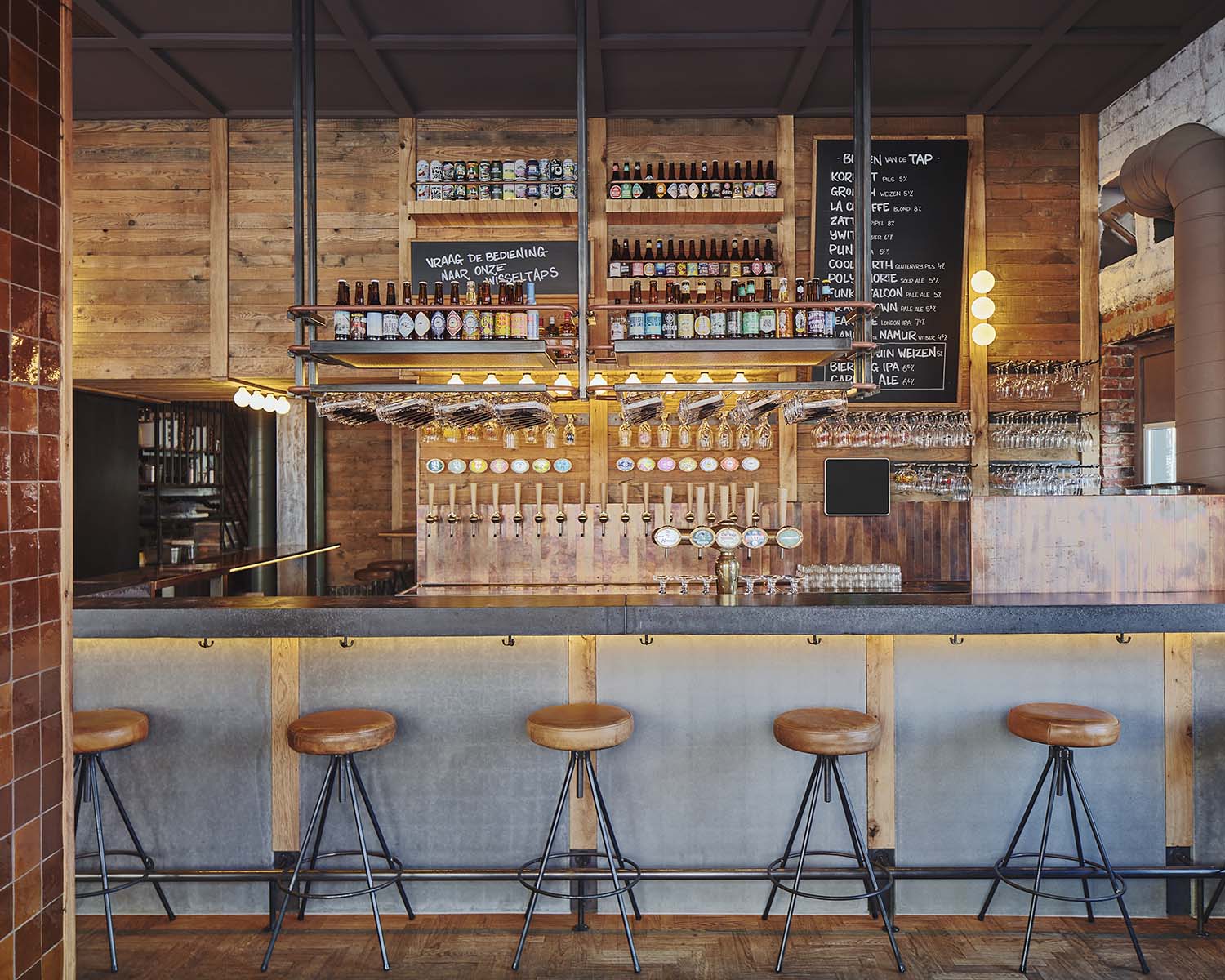 De Biertuin Amsterdam West Craft Beer Bar Designed by Studio Modijefsky