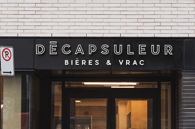 Le Décapsuleur Montreal Craft Beer Bottle Shop in Griffintown