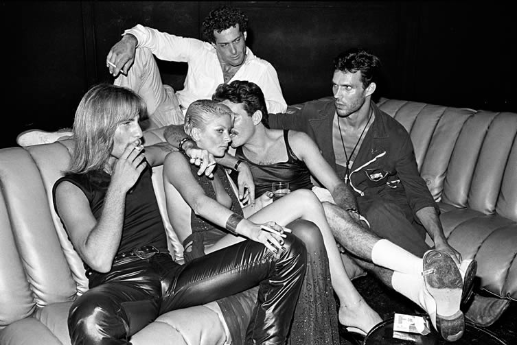 Guests in Conversation on a Sofa, Studio 54, New York, 1979