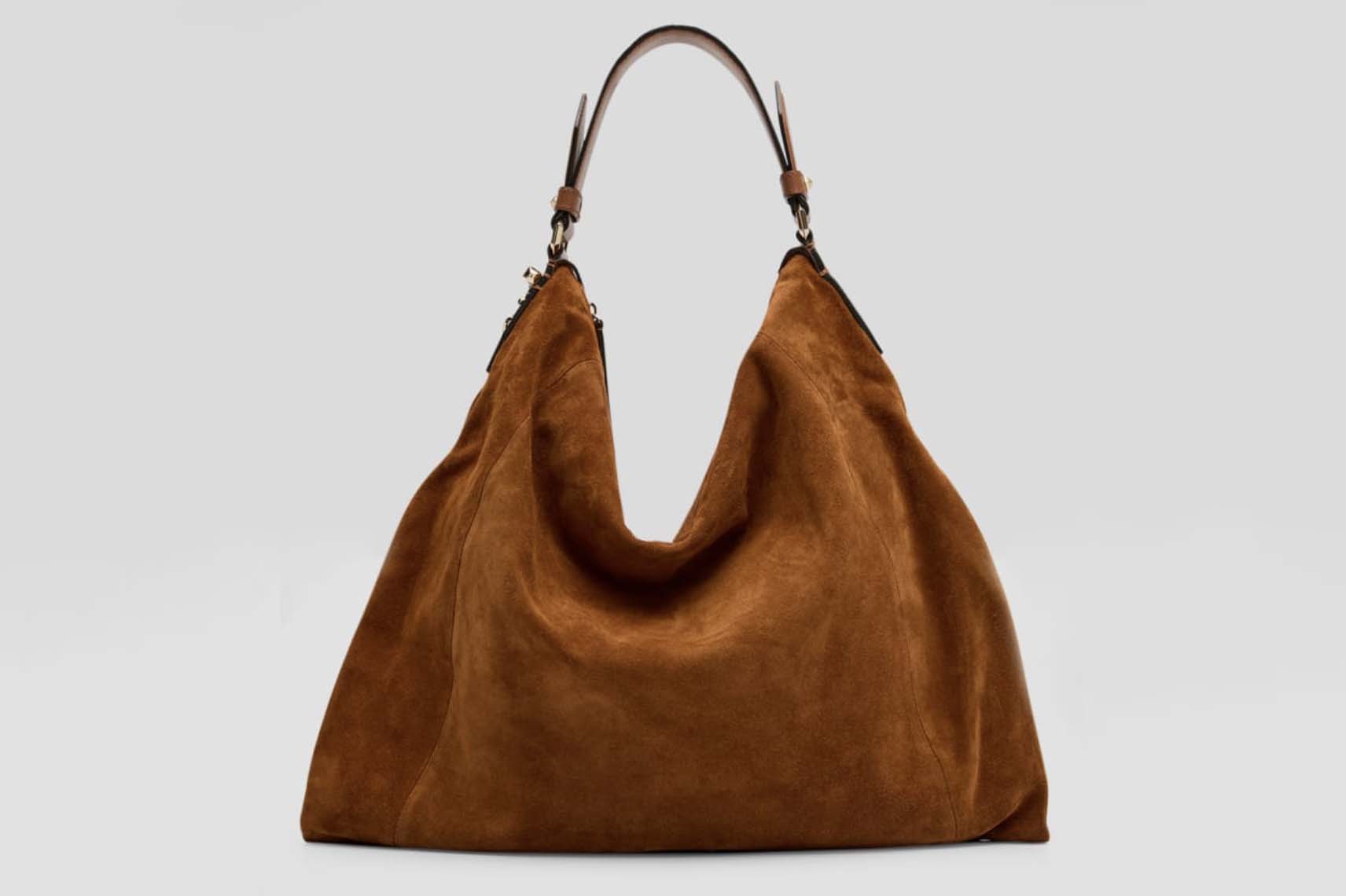 JIMMY CHOO — Ana Zip Suede Hobo Bag | $1,495